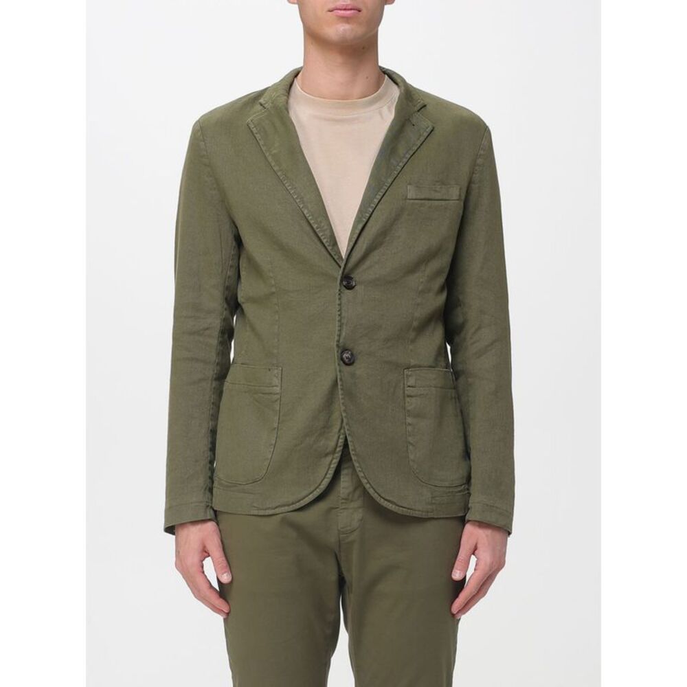Mason's Men Mason's Single Breasted Cotton And Linen Blazer
